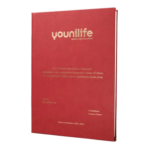 Tesi di laurea di alta qualità rossa